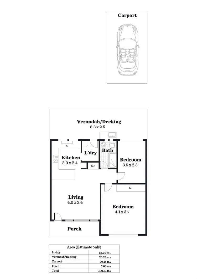 Floorplan of Homely unit listing, 3/12 Marian Road, Payneham SA 5070