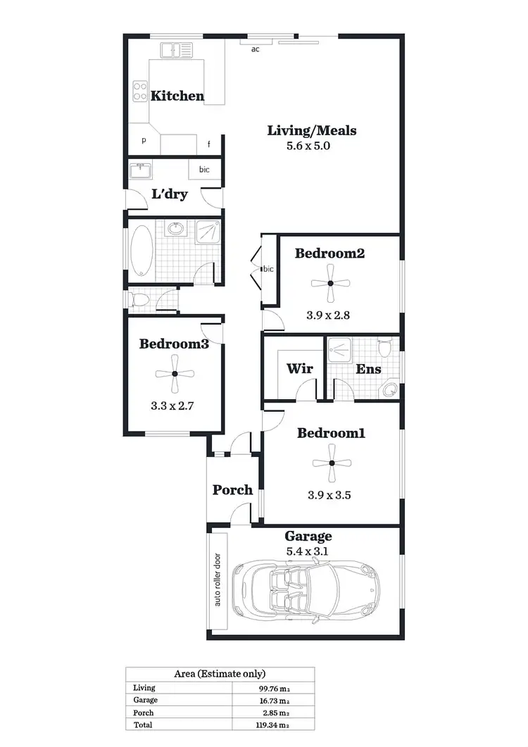Floorplan of Homely house listing, 4/36 Hill Street, Campbelltown SA 5074