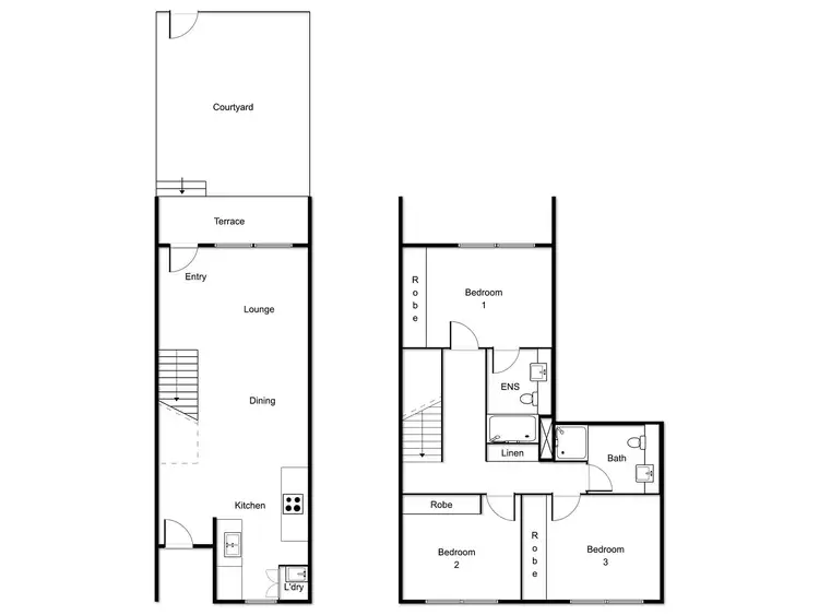 Floorplan of Homely townhouse listing, 4/90 Blacket Street, Downer ACT 2602