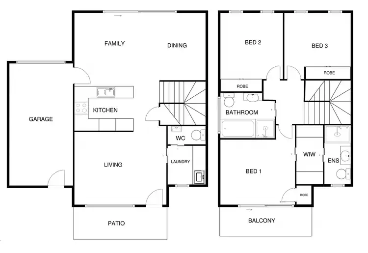 Floorplan of Homely unit listing, 6/29 Muriel Stewart Circuit, Bonner ACT 2914