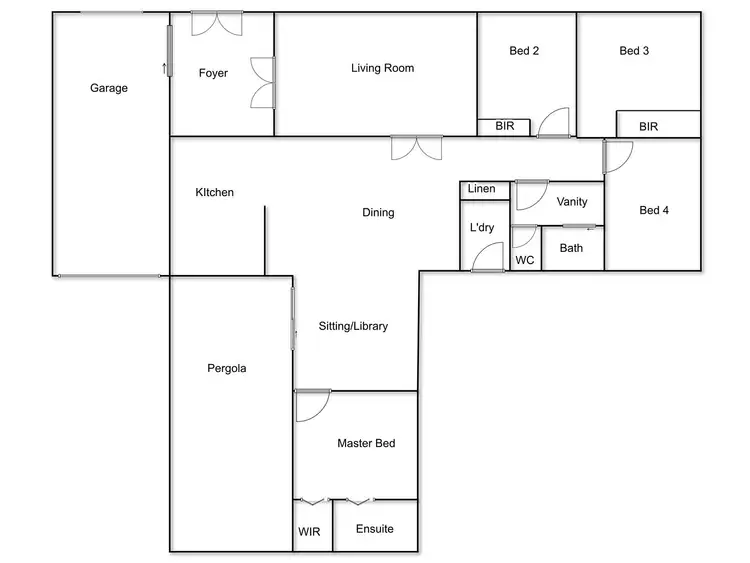 Floorplan of Homely house listing, 47 Cowper Street, Braidwood NSW 2622