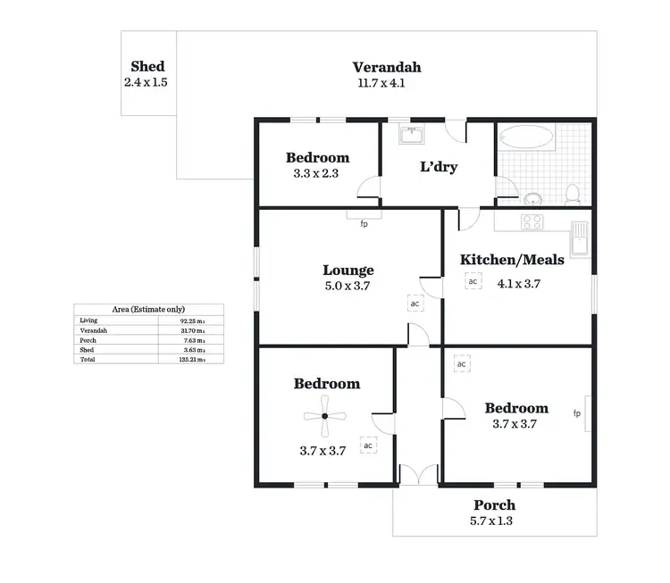 Floorplan of Homely house listing, 4 Olive Road, Maylands SA 5069