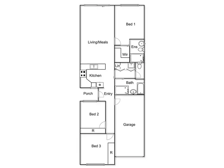Floorplan of Homely house listing, 91 Rockwood Street, Casey ACT 2913