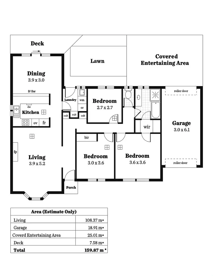 Floorplan of Homely unit listing, 1/5 Wheaton Road, Plympton SA 5038