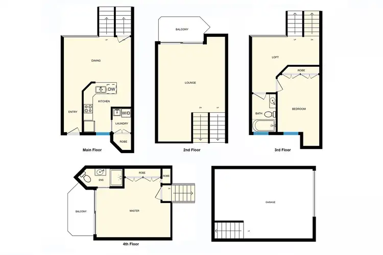 Floorplan of Homely townhouse listing, 72/67 Darling Street, Barton ACT 2600