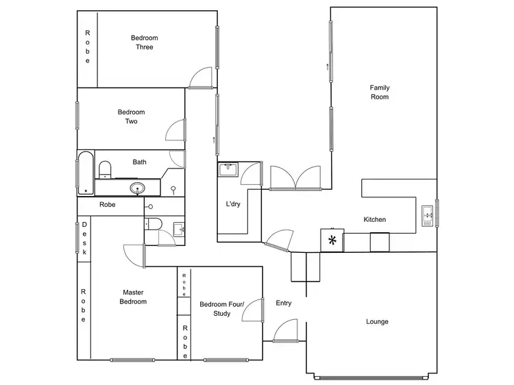 Floorplan of Homely house listing, 122 Carnegie Crescent, Griffith ACT 2603