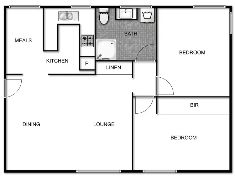 Floorplan of Homely apartment listing, 4/141 Carruthers Street, Curtin ACT 2605