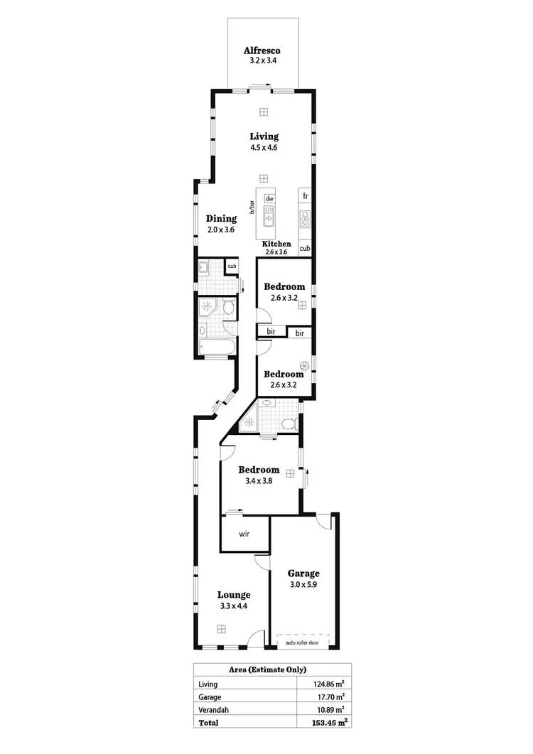Floorplan of Homely house listing, 43B Austral Terrace, Morphettville SA 5043