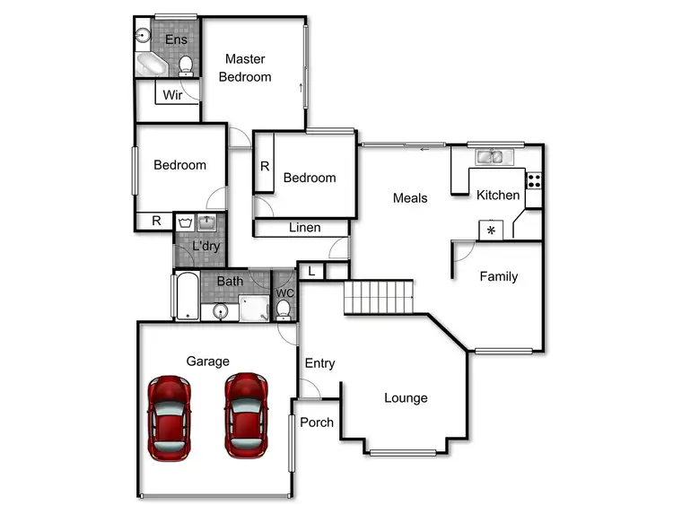 Floorplan of Homely townhouse listing, 14/29 Temperley Street, Nicholls ACT 2913