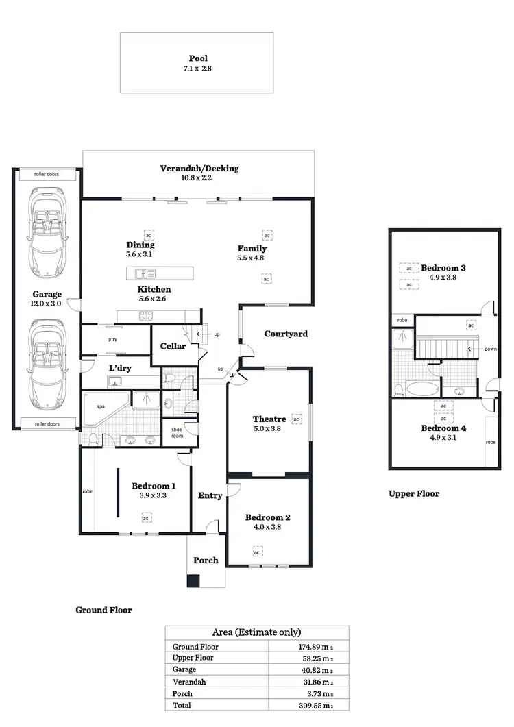 Floorplan of Homely house listing, 7 Hillview Road, Kingswood SA 5062