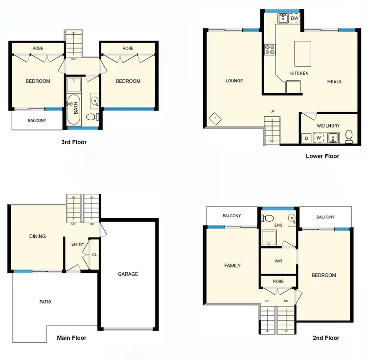 Floorplan of Homely townhouse listing, 7/22 Namatjira Drive, Weston ACT 2611