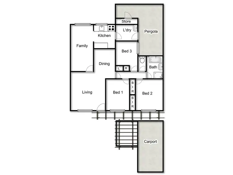 Floorplan of Homely house listing, 4 Crooke Close, Calwell ACT 2905
