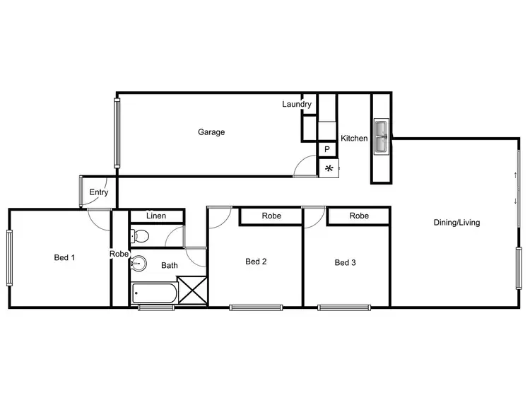 Floorplan of Homely house listing, 34 Refshauge Crescent, Macgregor ACT 2615
