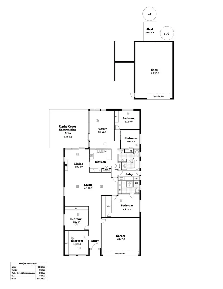 Floorplan of Homely house listing, 6 Anya Crescent, Summertown SA 5141
