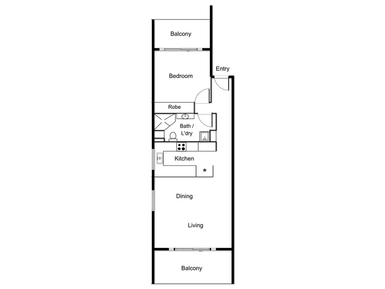 Floorplan of Homely apartment listing, 46/23 Aspinall Street, Watson ACT 2602