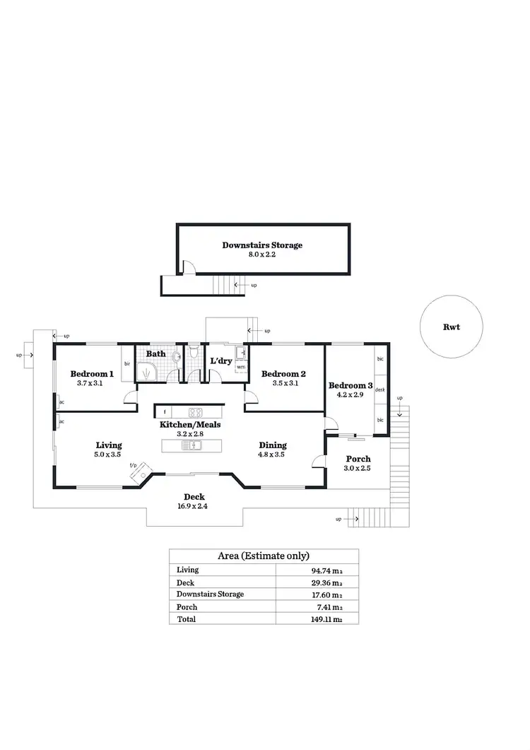 Floorplan of Homely house listing, 37 Whitewood Drive, Upper Sturt SA 5156