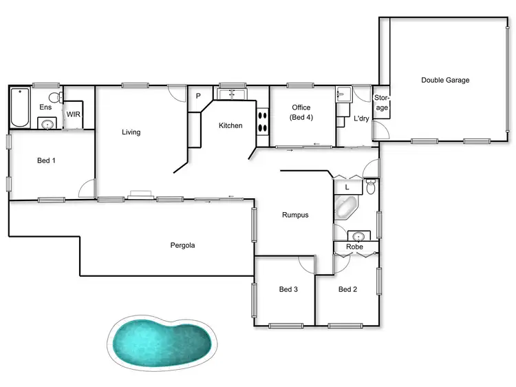 Floorplan of Homely house listing, 102 Badgery Road, Burra NSW 2620