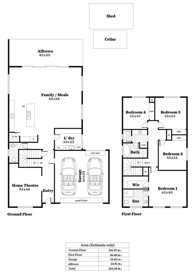 Floorplan of Homely house listing, 23A Flinders Parade, Flinders Park SA 5025
