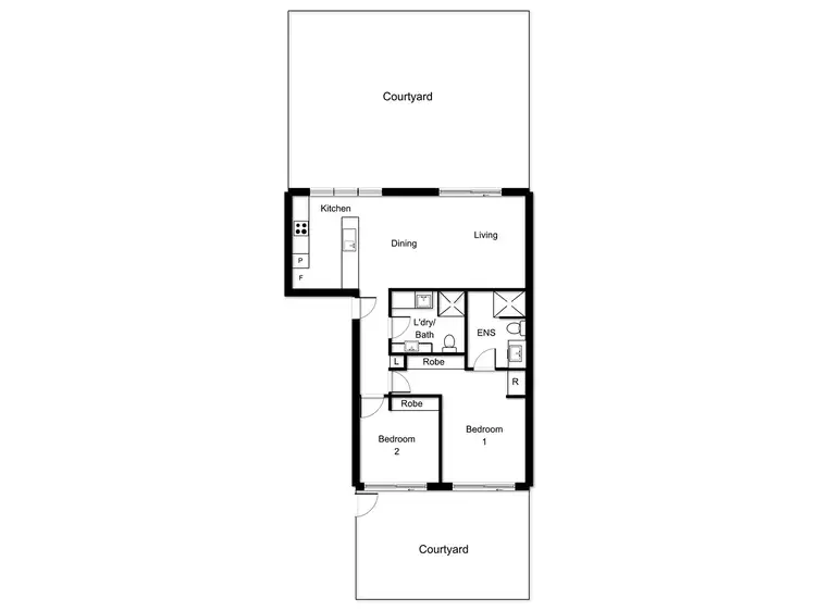 Floorplan of Homely townhouse listing, 5/65 Torrens Street, Braddon ACT 2612