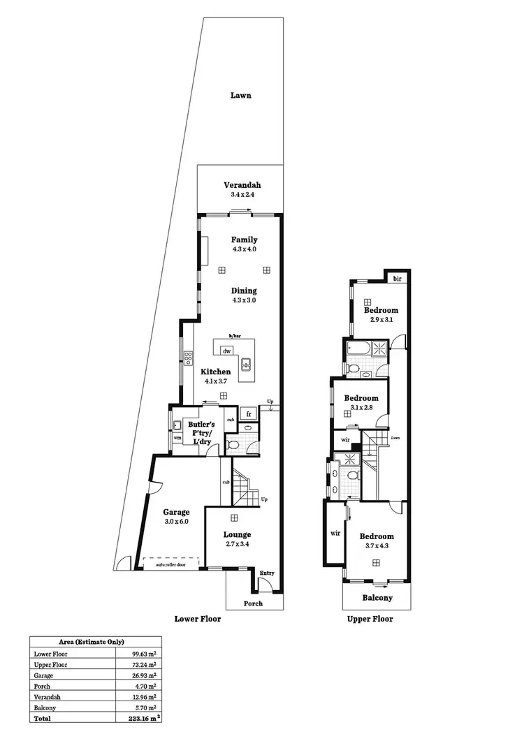 Floorplan of Homely house listing, 79B Hendrie Street, Morphettville SA 5043
