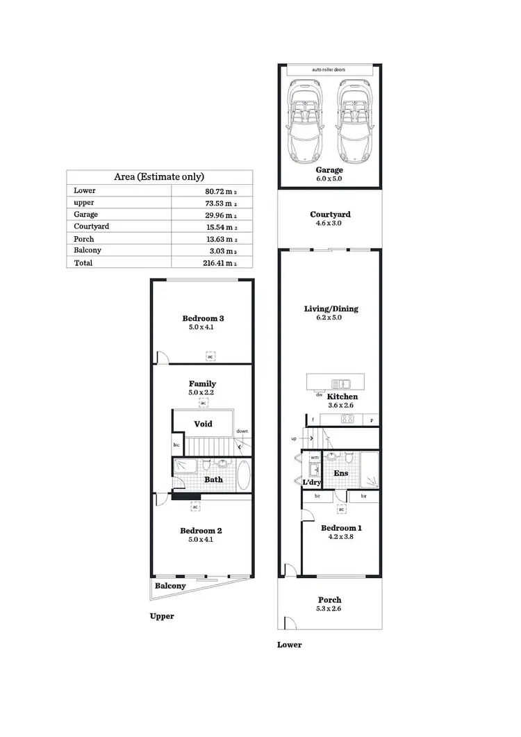 Floorplan of Homely townhouse listing, 3/1 Swaine Avenue, Rose Park SA 5067
