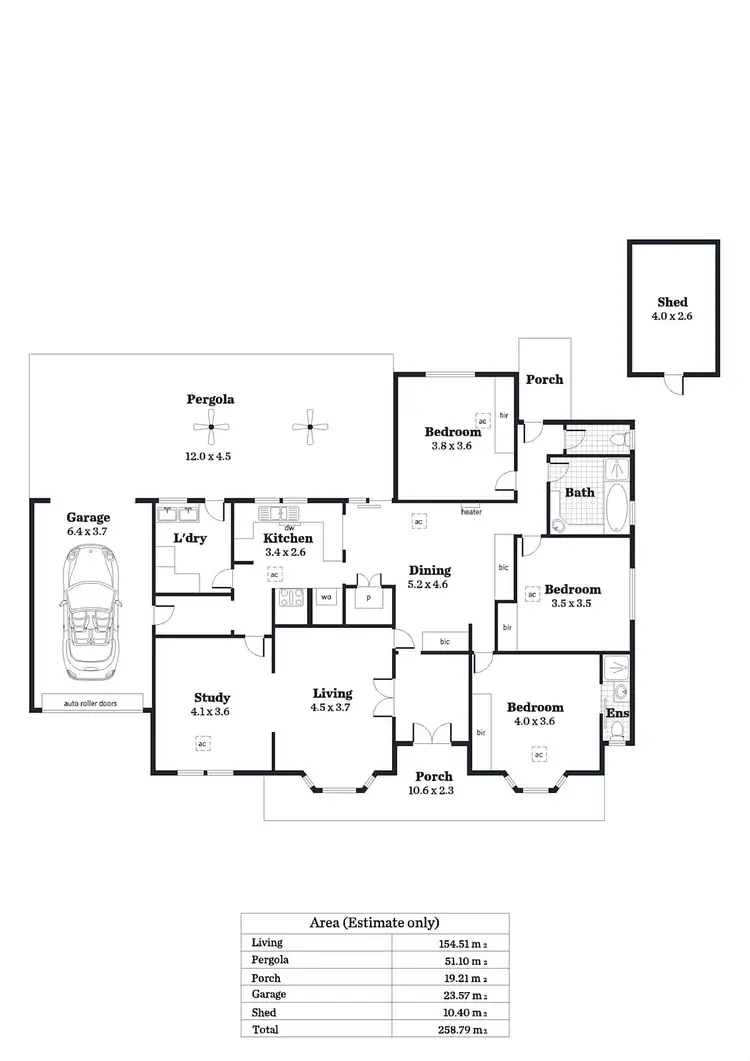 Floorplan of Homely house listing, 8 Church Place, Campbelltown SA 5074