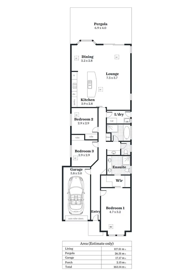 Floorplan of Homely house listing, 27 Netherby Avenue, Plympton SA 5038