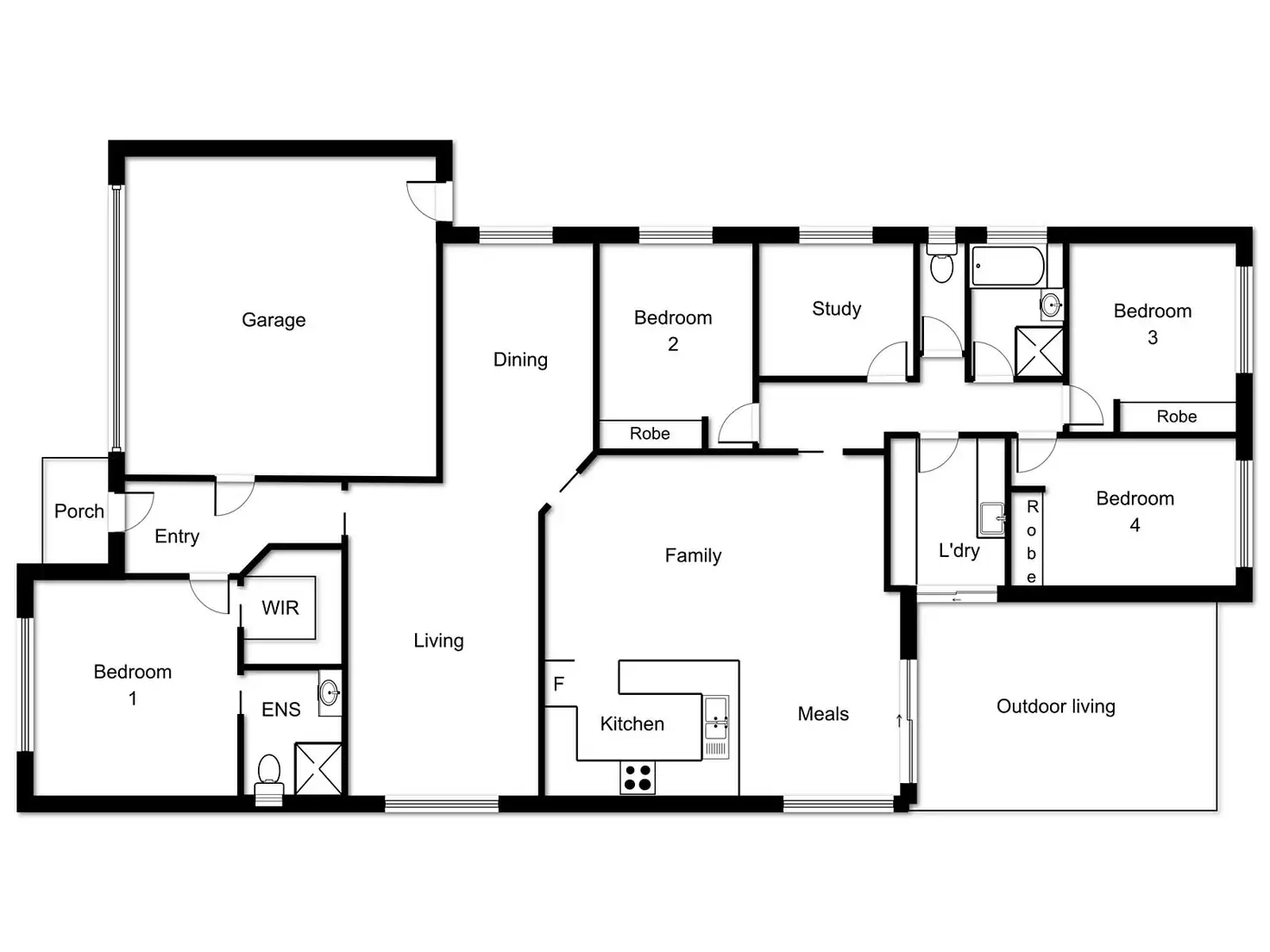 Floorplan of Homely house listing, Address available on request