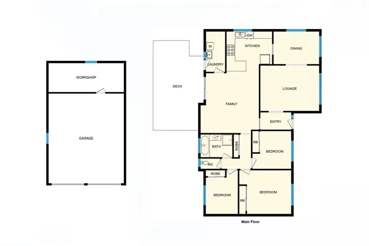 Floorplan of Homely house listing, 6 McBride Place, Calwell ACT 2905