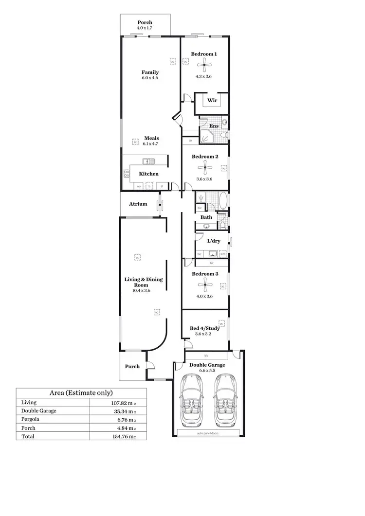 Floorplan of Homely house listing, 4C Alnwick Terrace, Heathpool SA 5068