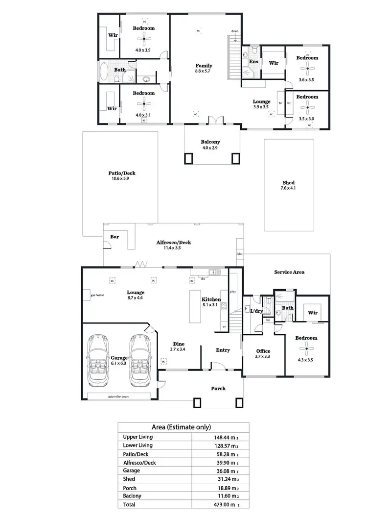 Floorplan of Homely house listing, 27 French Crescent, Trott Park SA 5158