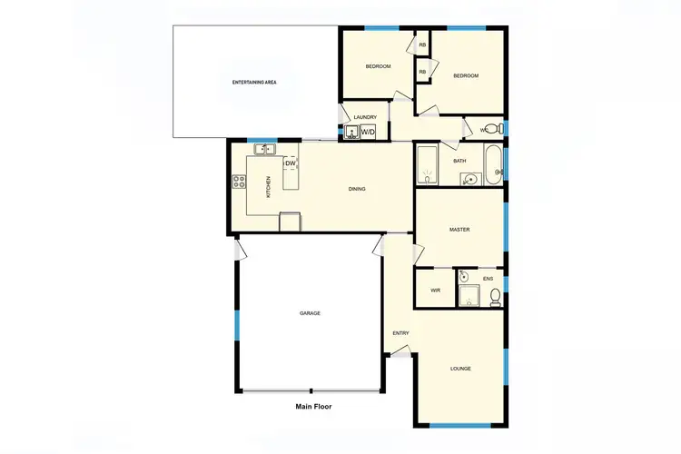 Floorplan of Homely house listing, 13 Swallow Street, Dunlop ACT 2615