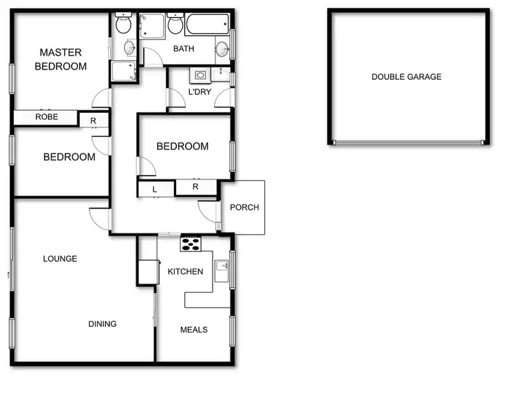 Floorplan of Homely townhouse listing, 25/63 Pearson Street, Holder ACT 2611