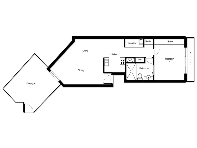 Floorplan of Homely apartment listing, 8/20 Beissel Street, Belconnen ACT 2617