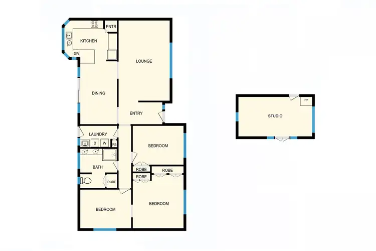 Floorplan of Homely house listing, 1 Taroona Place, Lyons ACT 2606