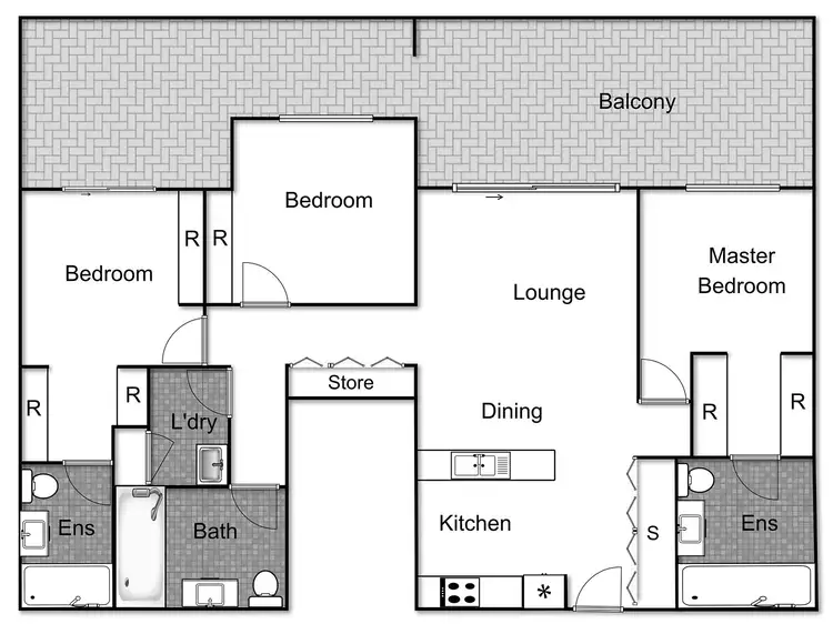 Floorplan of Homely apartment listing, 77/40 Philip Hodgins Street, Wright ACT 2611