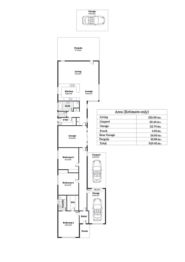 Floorplan of Homely house listing, 13A Waverley  Street, Mitcham SA 5062