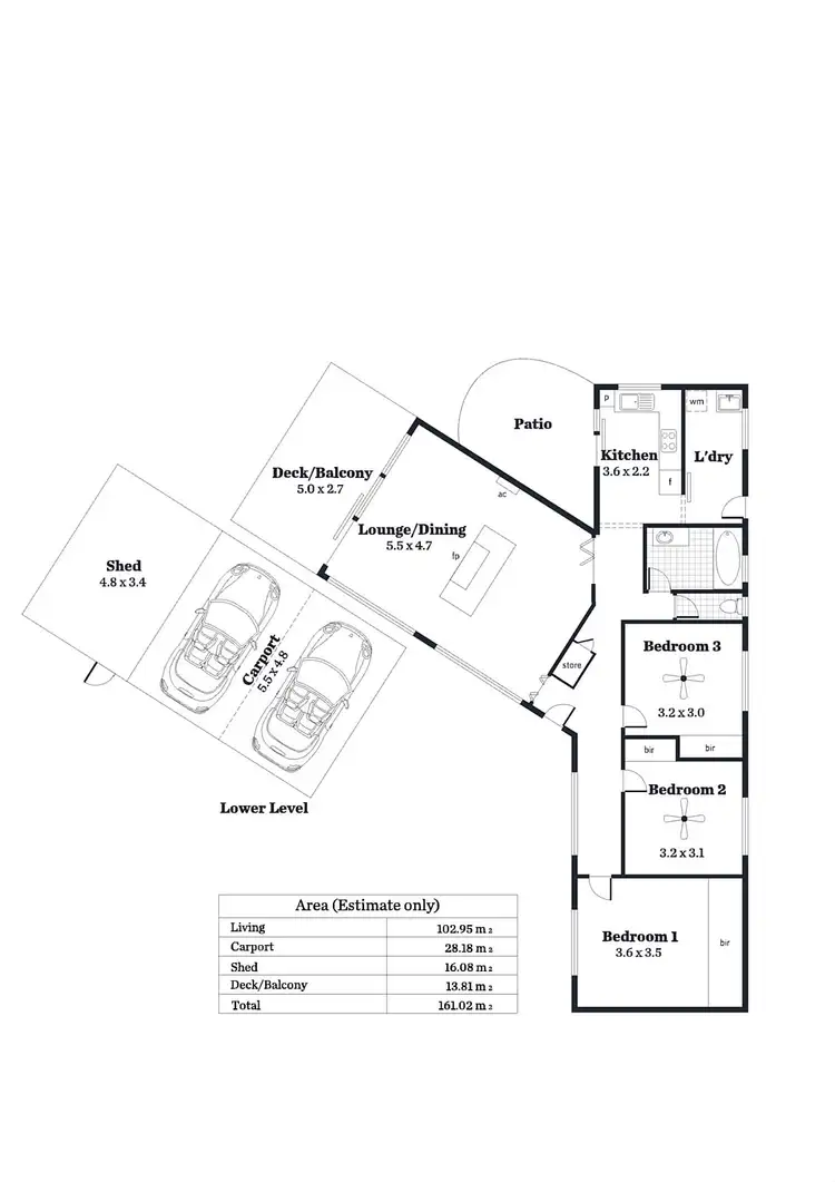 Floorplan of Homely house listing, 16 Winns Road, Coromandel Valley SA 5051