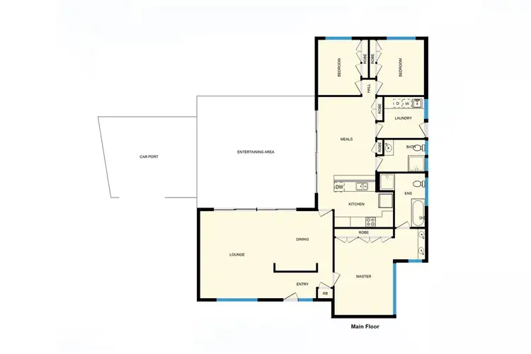 Floorplan of Homely house listing, 136 Boddington Crescent, Kambah ACT 2902