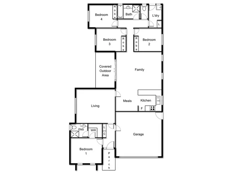Floorplan of Homely house listing, Address available on request