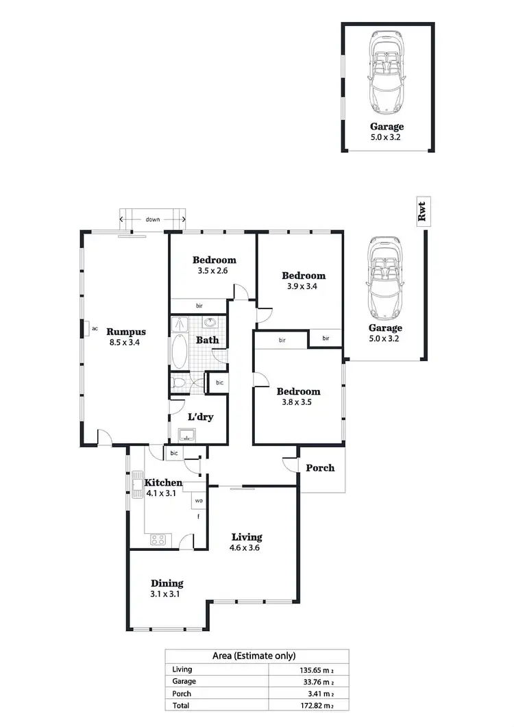 Floorplan of Homely house listing, 49 Russell Avenue, Hazelwood Park SA 5066