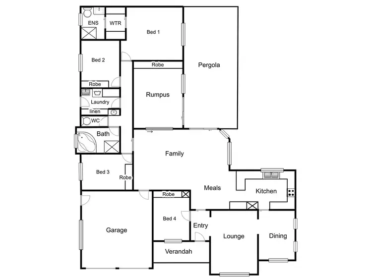 Floorplan of Homely house listing, 4 Gouldsmith Street, Dunlop ACT 2615