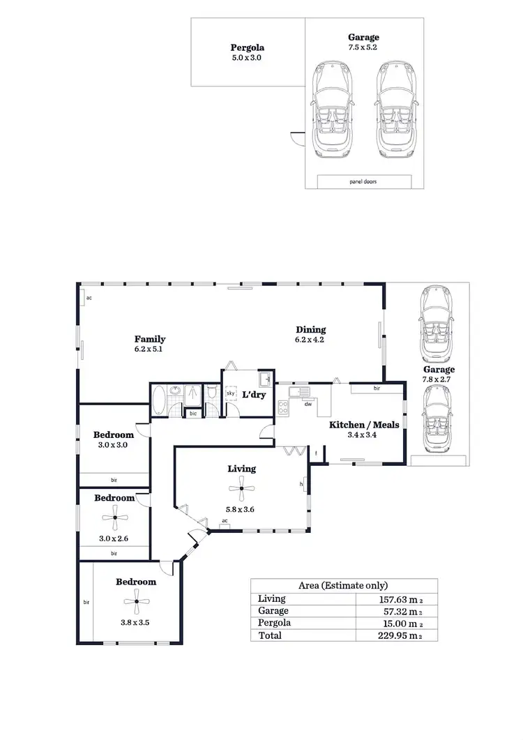 Floorplan of Homely house listing, 14 Trevor Avenue, Rostrevor SA 5073