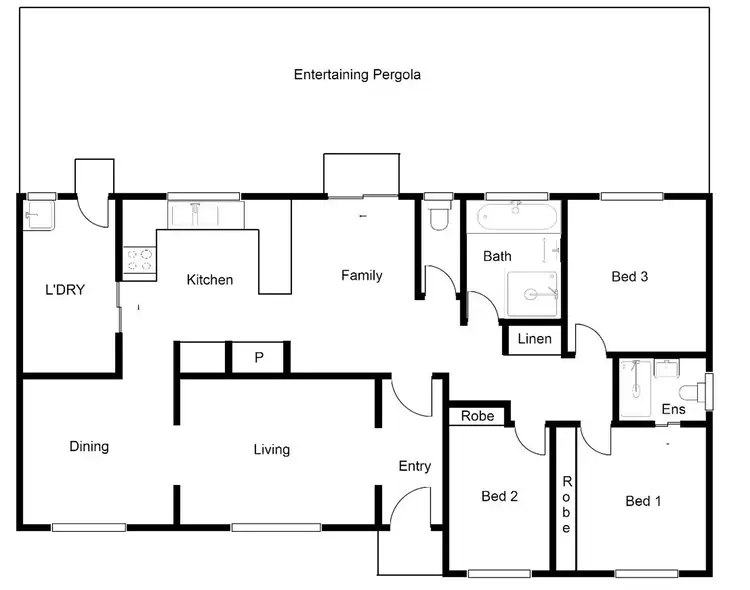Floorplan of Homely house listing, 28 Grimshaw Street, Richardson ACT 2905