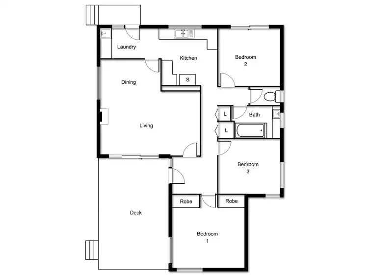 Floorplan of Homely house listing, 128 MacKenzie Street, Hackett ACT 2602