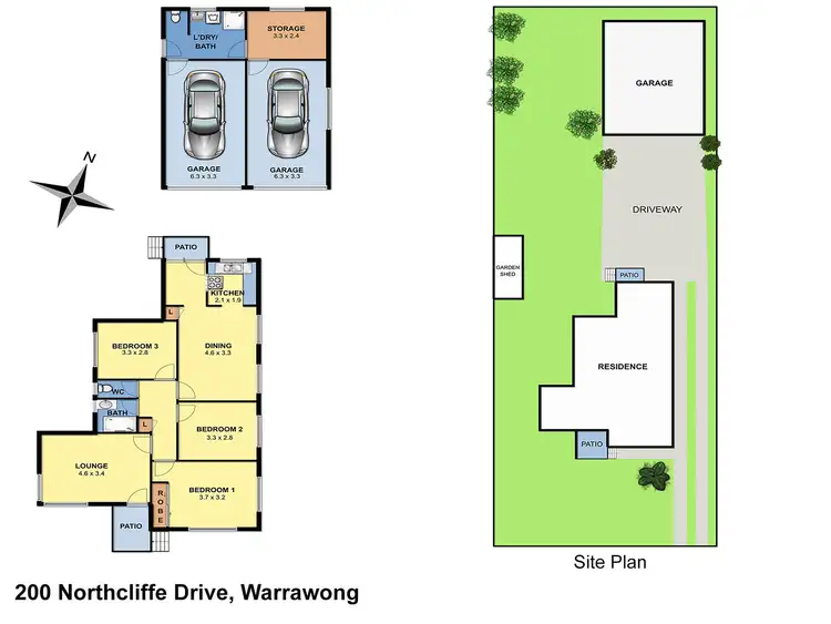 Floorplan of Homely house listing, 200 Northcliffe Drive, Warrawong NSW 2502