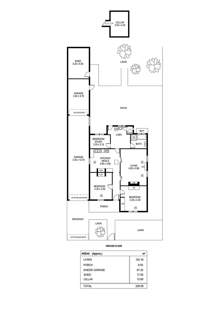 Floorplan of Homely house listing, 66 Euston Terrace, West Croydon SA 5008