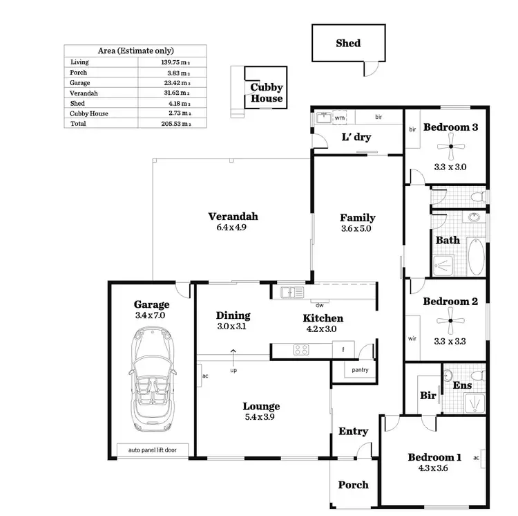 Floorplan of Homely house listing, 21 Griggs Drive, Athelstone SA 5076