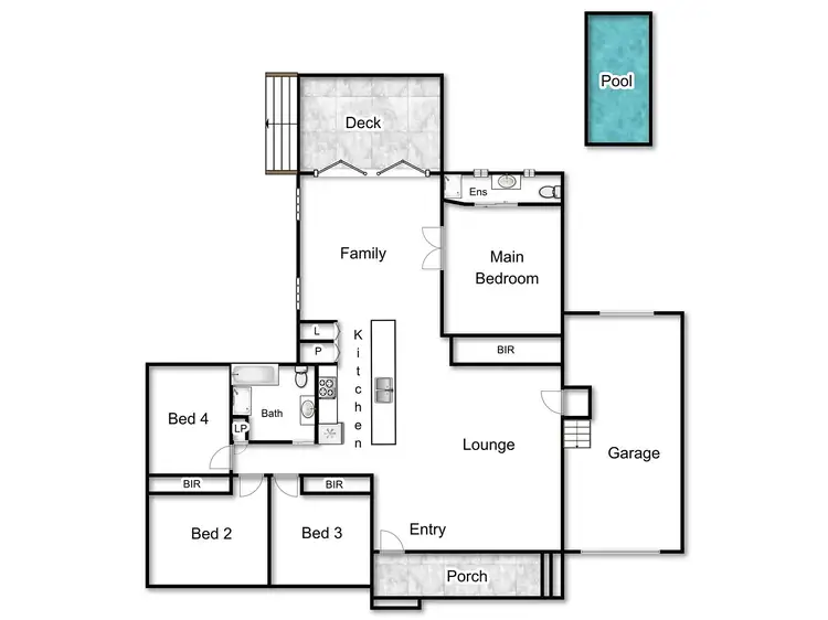 Floorplan of Homely house listing, 44 Maclaurin Crescent, Chifley ACT 2606