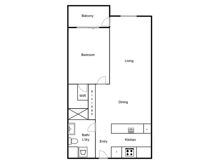 Floorplan of Homely unit listing, 10/10 Ipima Street, Braddon ACT 2612
